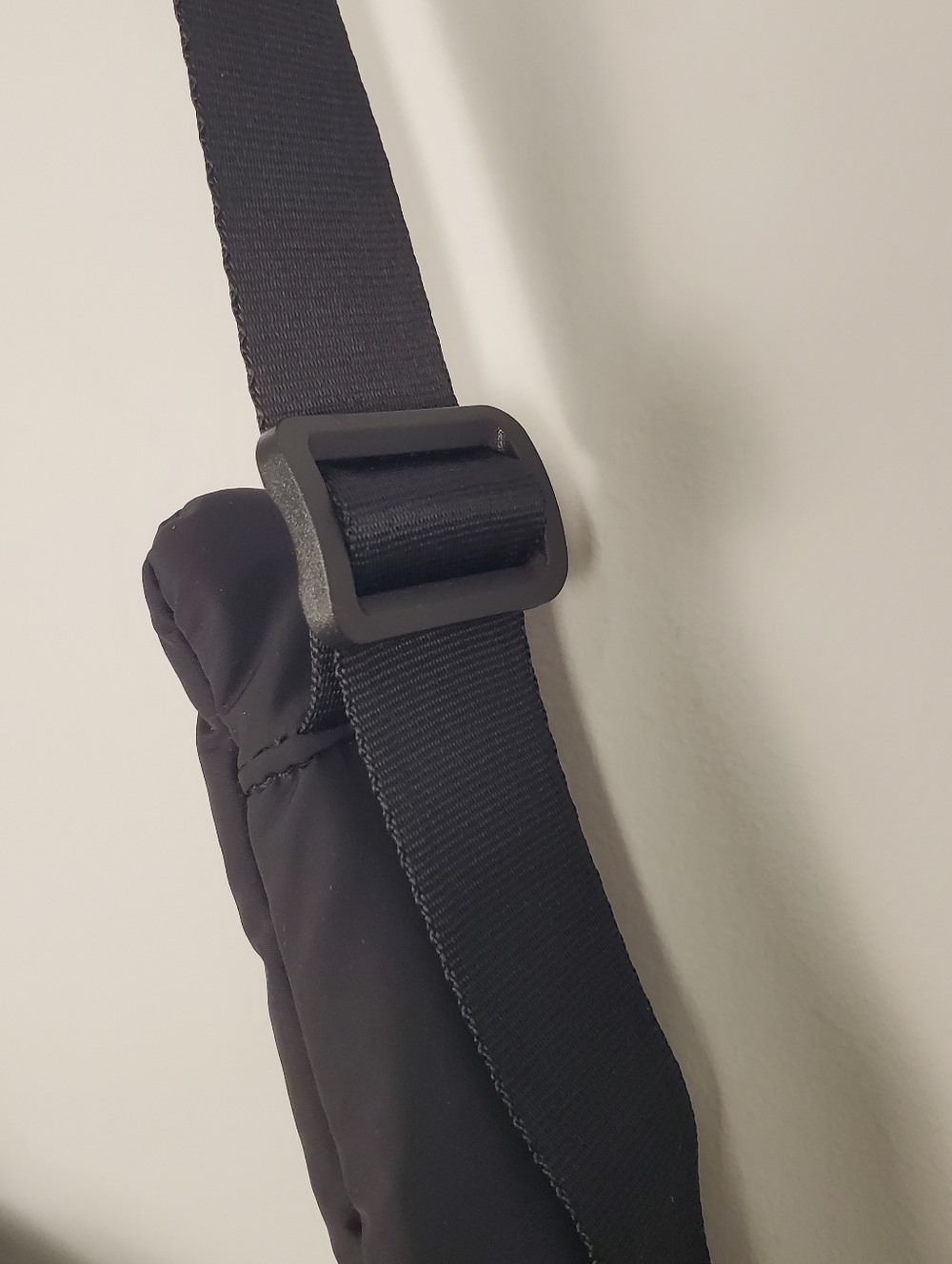 Athleta All About Small Crossbody Hobo Bag Black - Picture 8 of 16